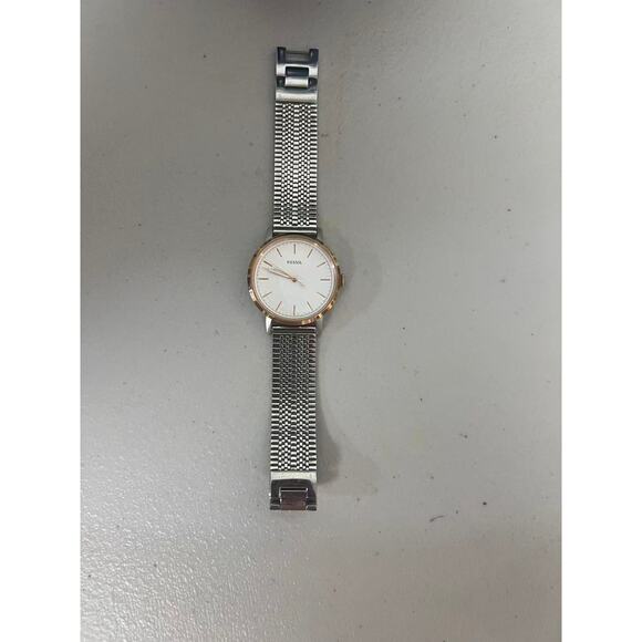 Fossil ES4644 Women\'s Quartz Watch Silver Mesh Minimalist Slim Wristwatch main image 5